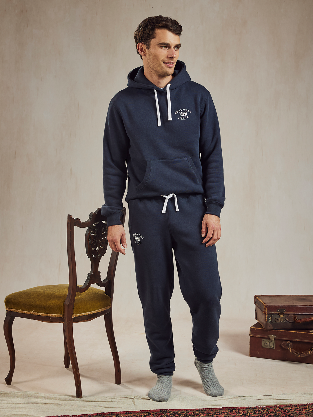 North Sands Unisex Hoodie - Washed Navy