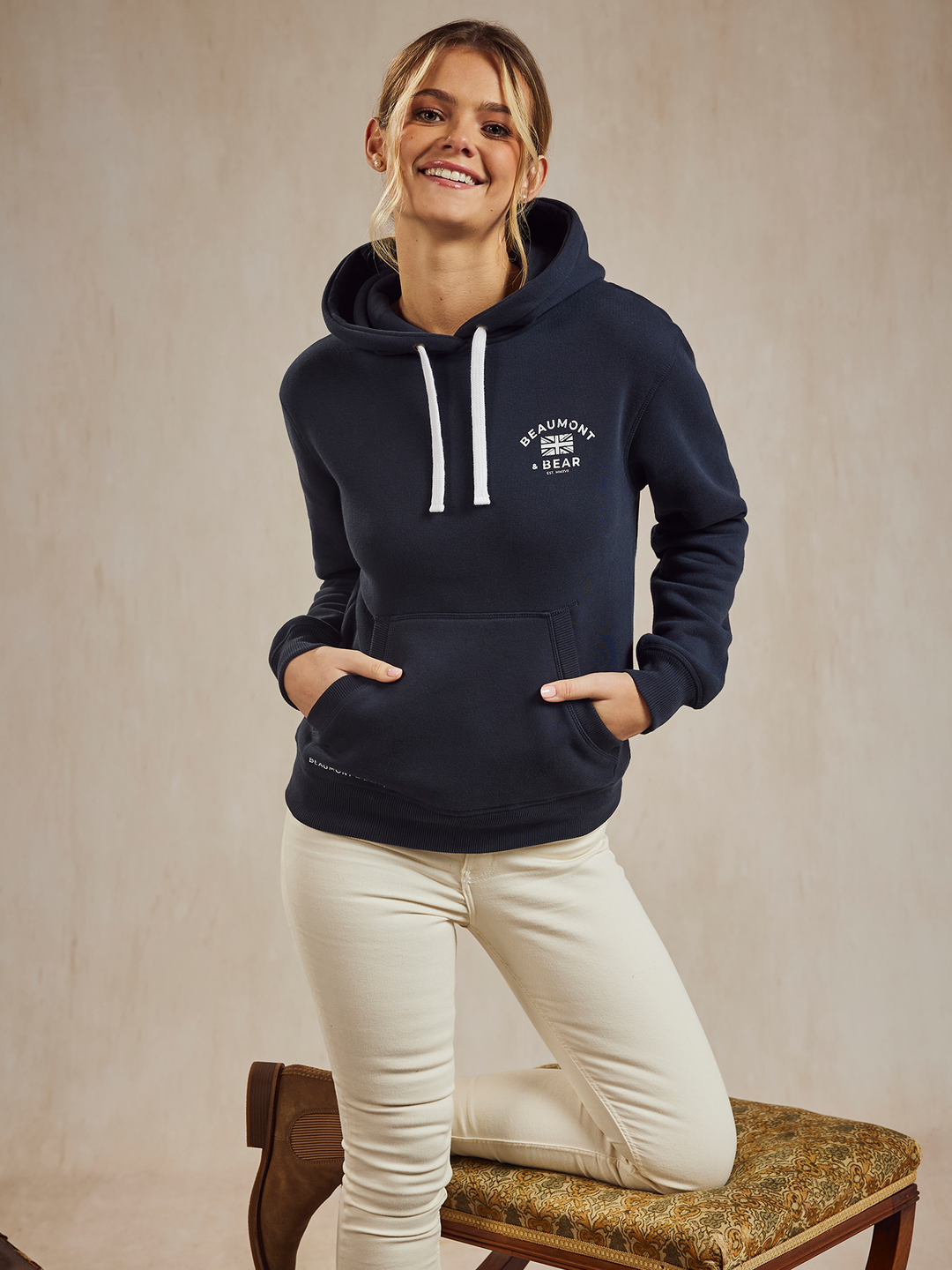 North Sands Unisex Hoodie - Washed Navy