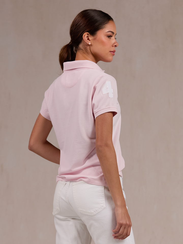 Beadon Women's Polo Shirt - Powder Pink