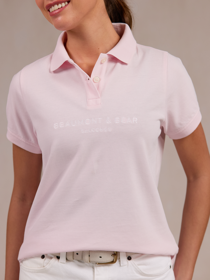 Beadon Women's Polo Shirt - Powder Pink