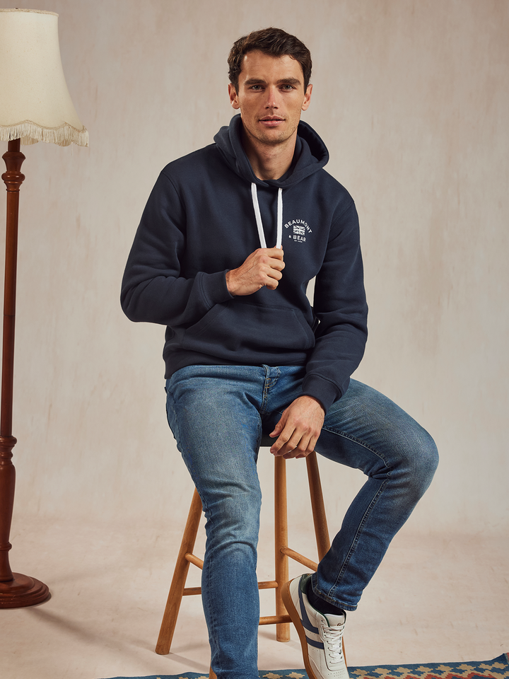 North Sands Unisex Hoodie - Washed Navy