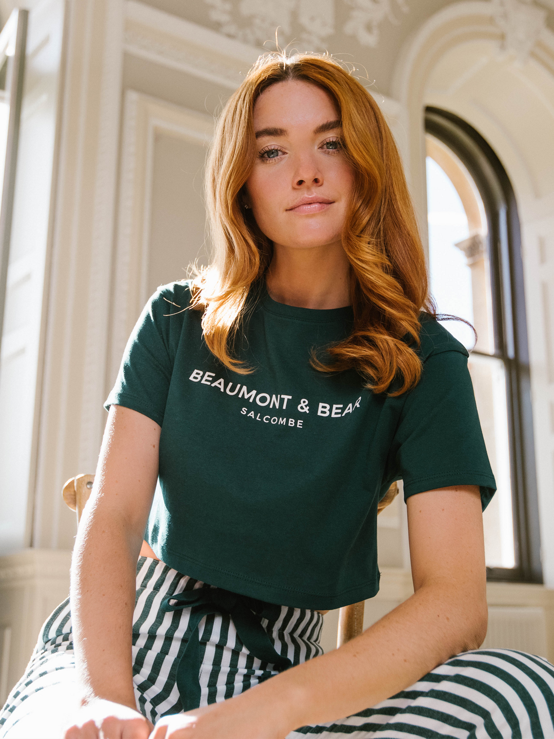 Woodbury Pyjama Top - Green